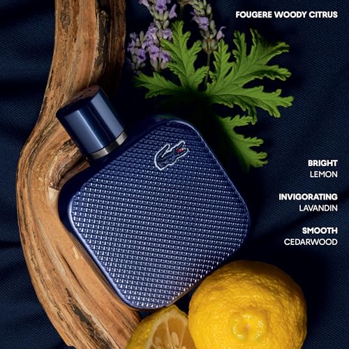 Lacoste - L12.12 Bleu Eau de Parfum - Men's Fragrance - With notes of Yuzu, Lavandin & Cedarwood - 3.3 Fl Oz