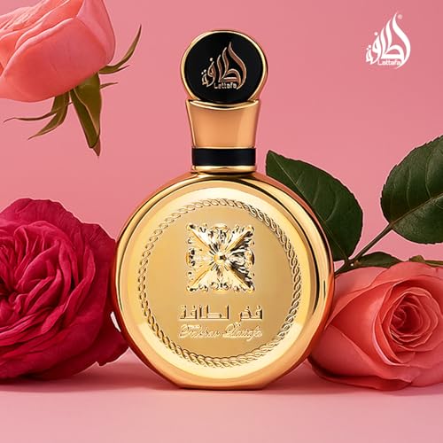 Lattafa Fakhar Gold Extrait - Floral, Amber, Woody - Eau de Parfum Long-Lasting Fragrance for Unisex, 3.40 Ounce / 100 ml