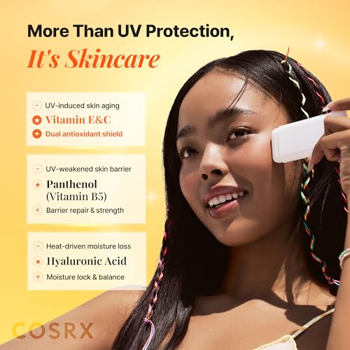COSRX Airy-Light Clear Sunscreen Stick with Vitamin E&C, SPF 50, 0.67 oz