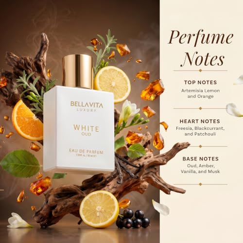 Bellavita Luxury White Oud Eau de Parfum | 100 ml | Unisex perfume