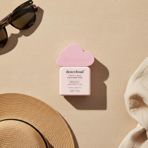 dearcloud Sun Mist SPF 30 – Cica & Hyaluronic Acid Spray (3.38 oz)