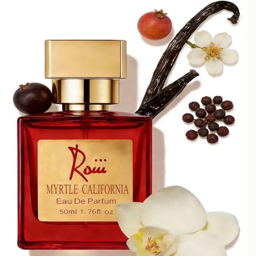 Roiii Myrtle California 1.7 Fl Oz (50ml) - Eau de Parfum - Inspired by Par.ma Mir.to Fresh Citrus&Woody Notes EDT Perfume - Vegan, Women Perfume Spray