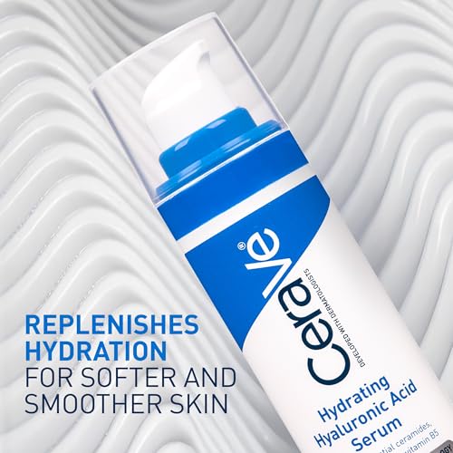 CeraVe Hyaluronic Acid Serum for Face, Hydrating Serum for Dry Skin, 1oz
