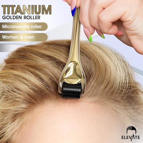 Elevate Derma Roller 0.25mm with 540 Titanium Microneedle Roller