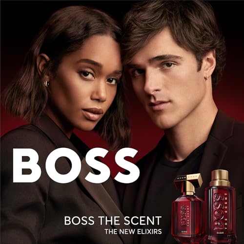 Hugo Boss The Scent Elixir Parfum Intense – Women's Ambery Perfume – With Notes of Pink Peppercorn, Atropa Belladonna Flower & Amber Accord– Luxury Perfumes for Women – Long Lasting Fragrance