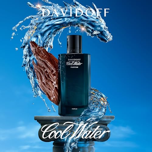 Davidoff Cool Water Parfum – Fougère Cologne for Men – With Pink Pepper, Vetiver & Sandalwood – Long-Lasting Fragrance