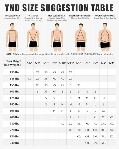 YND Men's 3 Piece Suit Set with Tie, 2 Button Slim Fit Solid Blazer Jacket Vest Pants, Business Wedding Party Suits for Men, Deep Grey