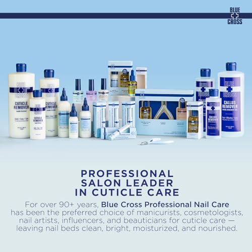 Blue Cross Cuticle Balm Conditioning Stick, Scented Cuticle Softener Oil Balm with Nourishing Sunflower & Grape Seed Oil, Professional Nail Care Supports Dry + Damaged Cuticles, 0.05oz, Pomegranate