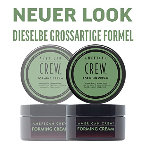 American Crew Men's Hair Forming Cream (OLD VERSION), Like Hair Gel with Medium Hold & Medium Shine, 3 Oz (Pack of 1)