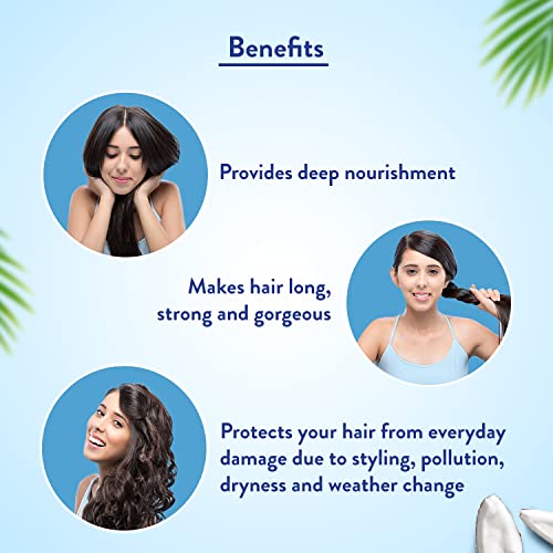 Parachute Advansed Gold Coconut Hair Oil with Vitamin E| Pure Coconut Oil| For Long, Strong & Nourished Hair| Indian Hair Oil | 13.5 Fl.oz.