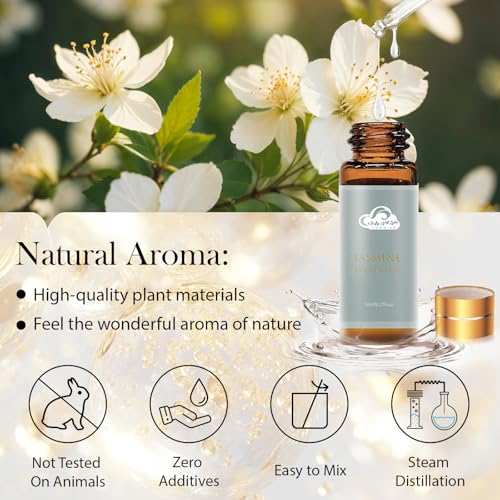 Fragrance Essential Oils Set - 14pcs, Aromatherapy Oils for Skin, Diffusers, Home Care, Humidifier Laundry, Candle Making - Tea Tree, Sandalwood, Lavender, Vanilla, Eucalyptus and More (5mL)