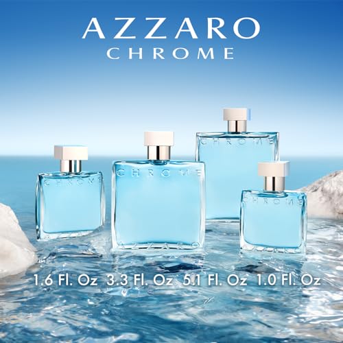 Azzaro Chrome Eau de Toilette Fresh Aquatic Men's Cologne