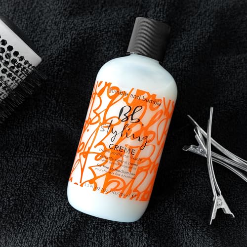 Bumble and bumble. Hair Styling Cream For Versatile Control | Builds Body, Creates Sleek Looks + Enhances Curls | Air Dry or Heat Style | For Fine to Medium Curly, Wavy, Straight Hair, 8.5 Fl Oz
