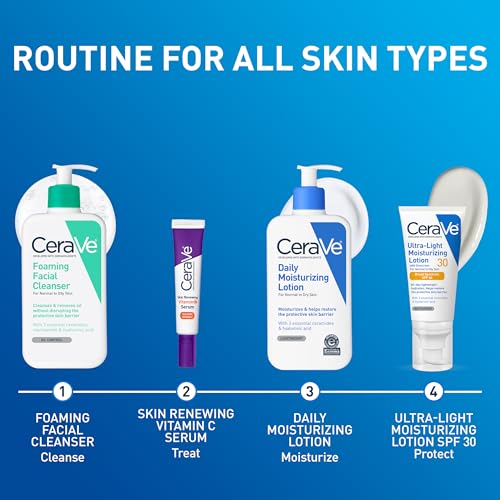 CeraVe Daily Moisturizing Lotion, Face and Body Lotion, Skin care, 12oz