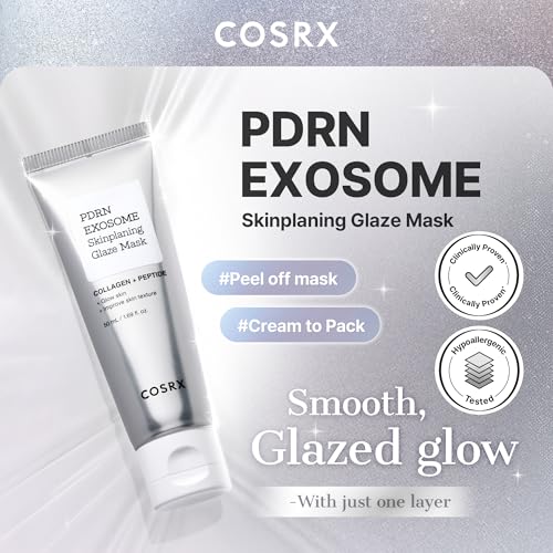 COSRX PDRN EXOSOME Glaze Wrapping Overnight Mask, Instant Glow, 1.69 fl oz