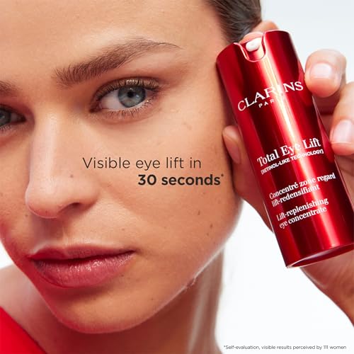 Clarins Total Eye Lift | Anti Aging Eye Cream | Targets Wrinkles, Crow's Feet, Dark Circles and Puffiness For a Visible Eye Lift in 30 Seconds