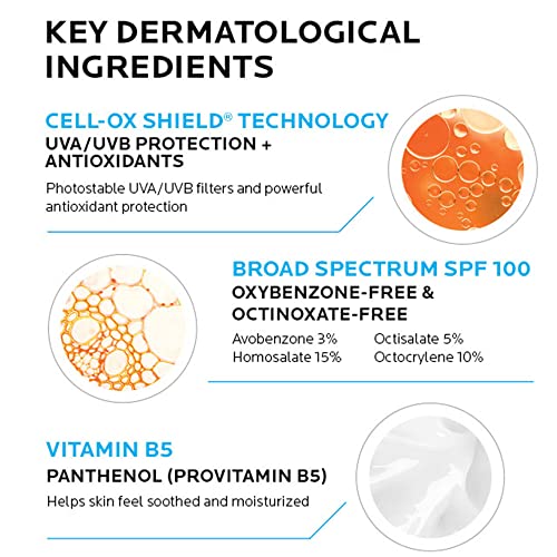 La Roche-Posay Anthelios Melt-In Milk SPF 100 Sunscreen for Face & Body 3oz