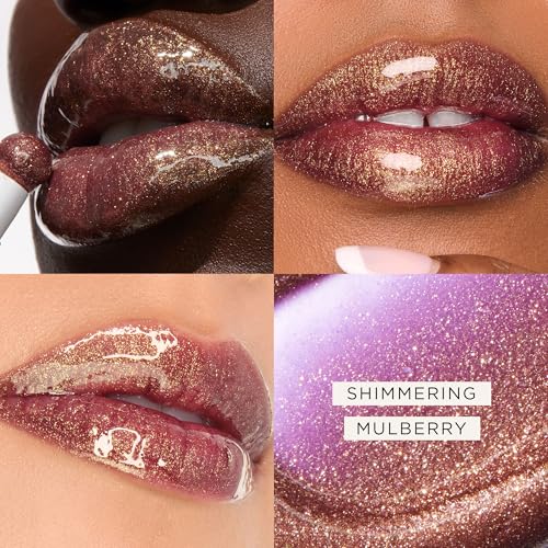 tarte maracuja juicy plumping lip oil - Hydrating & Volumizing Lip Plumper Gloss Balm with Nourishing Hyaluronic Acid, Plumps & Moisturizes, Vegan & Cruelty-Free, full size, shimmering mulberry