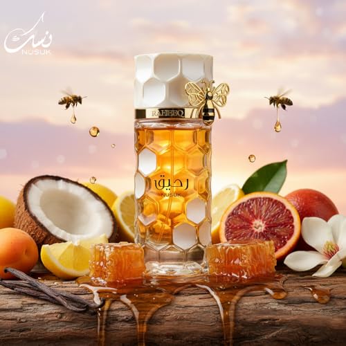 Nusuk Raheeq Perfume for Women - Long Lasting Extrait De Parfum Citrus, Gourmand & Vanilla Notes Sweet Luxury Fragrance 100ml