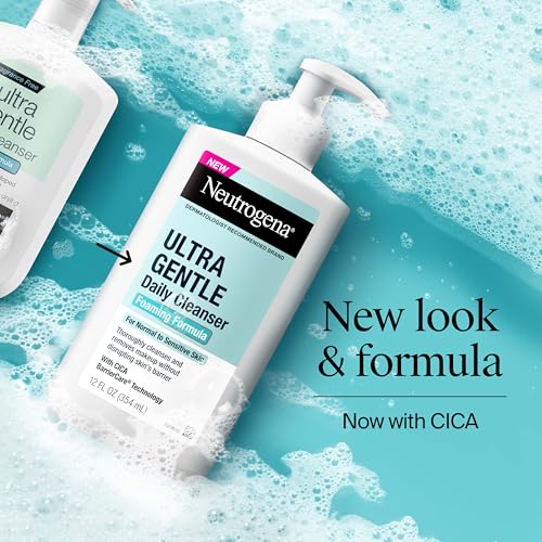 Neutrogena Ultra Gentle Foaming Facial Cleanser, Fragrance Free, 16 fl. oz