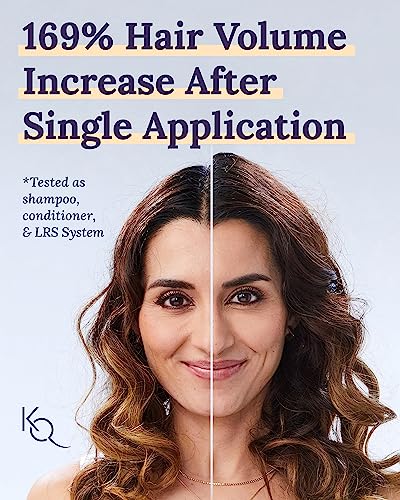 Keranique Volumizing Keratin Conditioner for Thinning Hair, Hair Regrowth | Keratin Amino Complex, Free of Sulfates, Dyes and Parabens, 8 Fl Oz