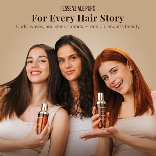 LEPURO Moroccan Argan Oil for Hair and Body - Lightweight Non-Greasy Elixir