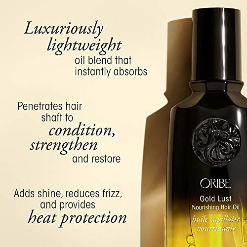 Oribe Gold Lust Hair Oil - Moisturizes, Smooths Frizz & Adds Shine - 1.7oz