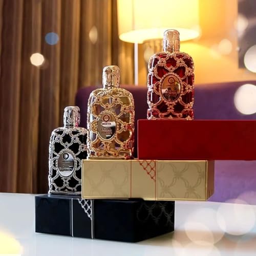 Orientica Luxury Royal Amber Eau De Parfum 0.25oz/7.5ml Mini Splash - Notes of Vanilla, Bergamot, Pineapple - Amber Oud, Gourmand Arabic Perfumes for Women & Men - Perfumes Arabes de Mujer y Hombres