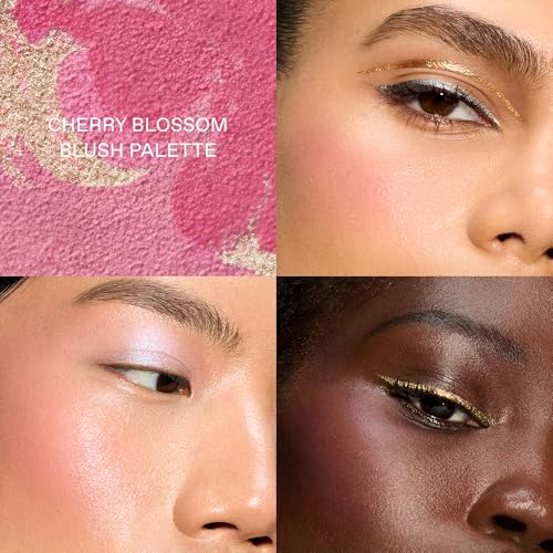 r.e.m. beauty by Ariana Grande Wicked: For Good | Cherry Blossom Blush Palette | Pink | Blendable, Creamy Formula Blurs and Perfects Skin | Blendable, Creamy Formula | 3 Shades