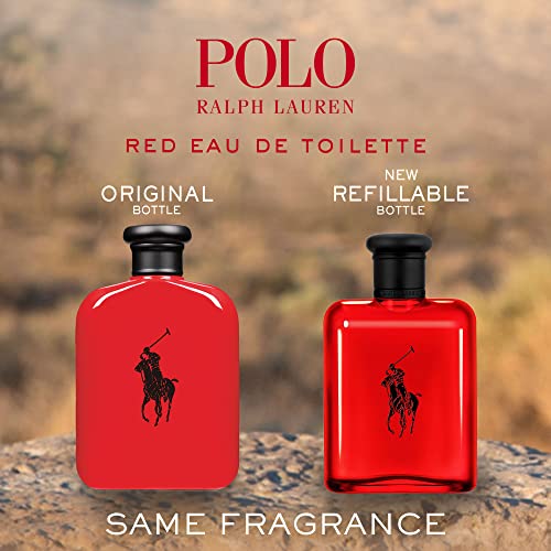 Ralph Lauren Polo Red Eau de Toilette Spicy Essence Cologne - 4.2 Fl Oz