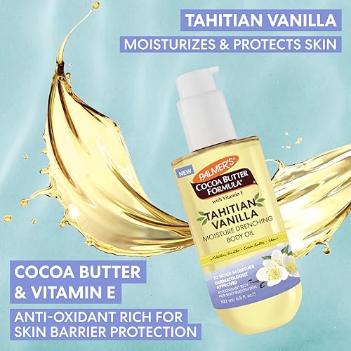 Palmer's Tahitian Vanilla Body Oil, Cocoa Butter Formula (6.5 Fl Oz)