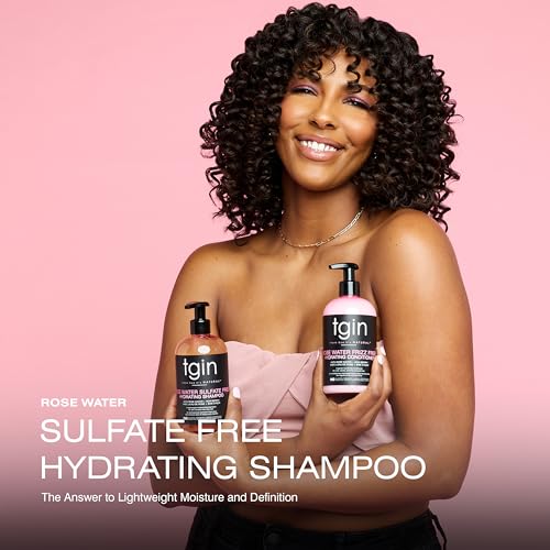 tgin Rose Water Sulfate-Free Hydrating Shampoo – Soft & Frizz-Free Strands