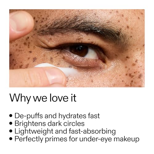 The INKEY List Caffeine Eye Cream, Reduce Eye Puffiness and Dark Circle, Blur Fine Lines, 0.5 fl oz