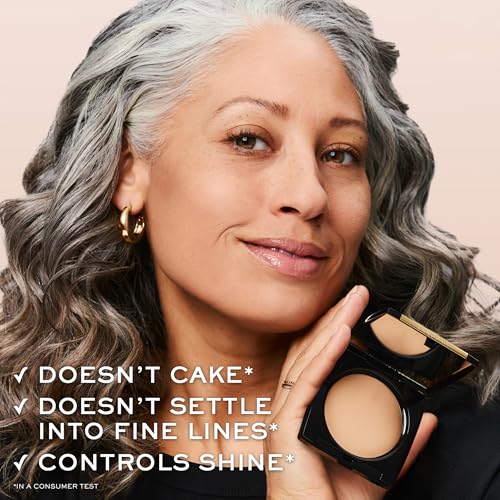 Lancôme Dual Finish Powder Foundation - Natural Finish, Sheer-to-Full Coverage, Longwear Powder Foundation, Controls Shine - 220 Buff II Cool