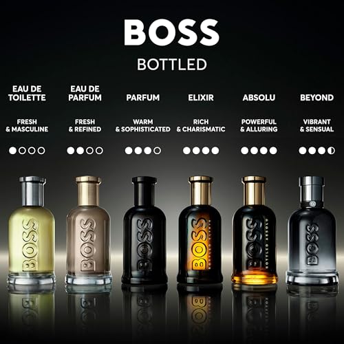 Hugo Boss Bottled Beyond Eau de Parfum – Woody Cologne for Men – With Notes of Ginger & Leather – Long-Lasting Fragrance – 5oz