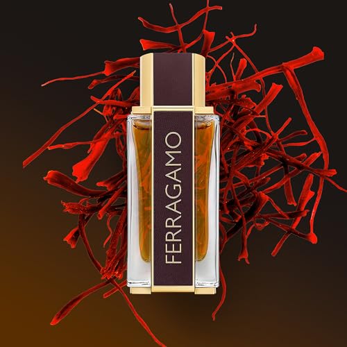 FERRAGAMO Pour Homme 3 Piece Mini Gift Set for Men: Eau de Toilette, Intense Leather Eau de Parfum, Spicy Leather Eau de Parfum - 3 x Deluxe Miniature 0.17 Fl. Oz.