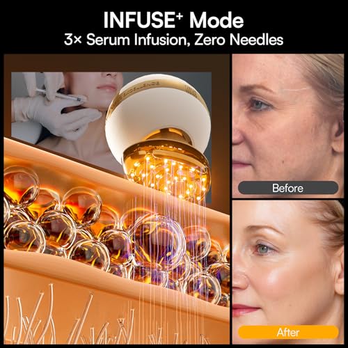 INIA SPHERA Upgraded 8-in-1 Microcurrent Facial Device for Face & Neck