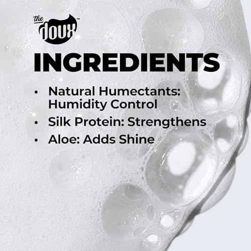 The Doux Multi-Use Mousse for Curly Hair – The Doux Mousse Def Texture Foam for Styling, Curl Definition, Volume & Shine – Curl Cream Alternative for Textured Hair & Natural Hair Styles
