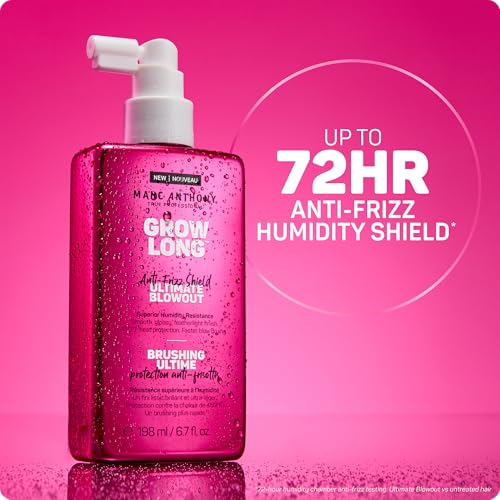Marc Anthony Grow Long Ultimate Blowout, Anti-Frizz Heat Protection Spray