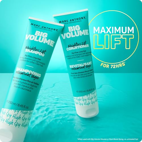 Marc Anthony Big Volume, Shampoo & Conditioner Set for Fine & Flat Hair
