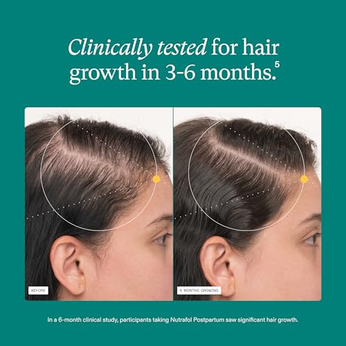 Nutrafol Postpartum Hair Growth Supplements, 1-Month Bottle