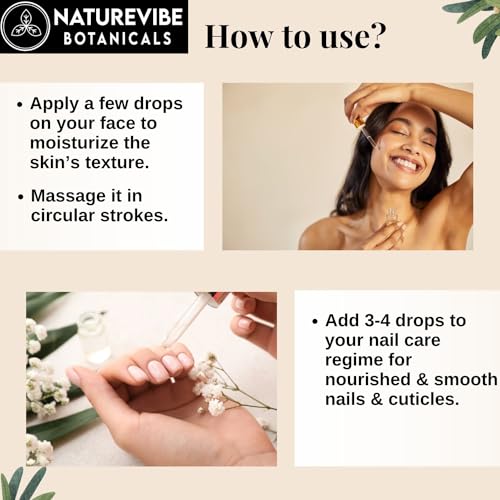 Naturevibe Botanicals Castor Rosemary Oil 32 Ounces | 100% Pure and Natural | Great for Skin Care and Hair Care