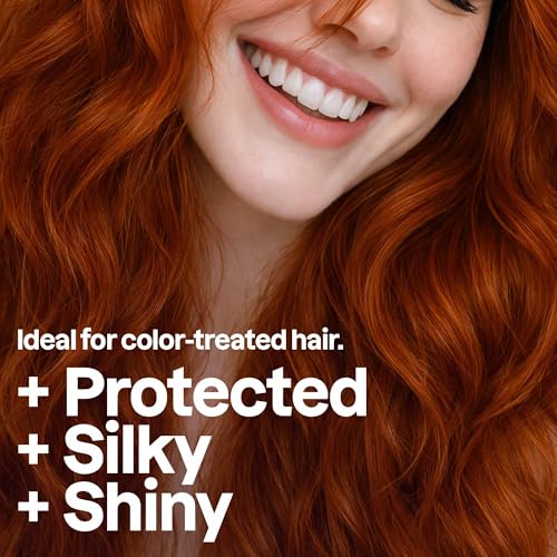 ATTITUDE Colorlast Hair Conditioner, For Color Treated Hair, Protects Color, Naturally Derived Ingredients, Vegan Detangler, Dermatologically Tested, Avocado Oil and Pomegranate, 32 Fl Oz