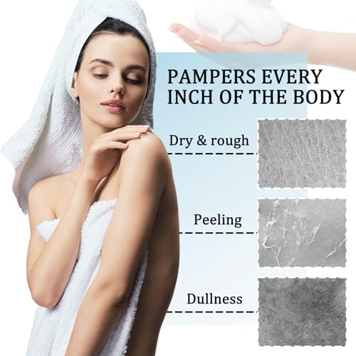 DuoZeng Goat Milk Body Wash,Gentle Silk Soft Foaming Milk Bath,Moisturizing Body Cleanser for All Skin A
