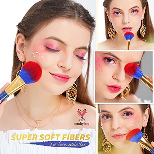 docolor Makeup Brush Set 19cs -Ancient Egyptian Series, Luxe Design