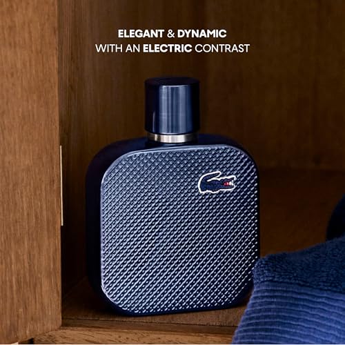 Lacoste - L12.12 Bleu Eau de Parfum - Men's Fragrance - With notes of Yuzu, Lavandin & Cedarwood - 3.3 Fl Oz