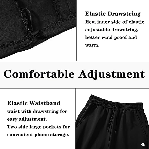 MoFiz Men's Tracksuits Sweatsuits for Men Athletic Set 2 Piece Track Suits Jogging Casual Warm Up Full Zip Running Sports Black Wine Red XL