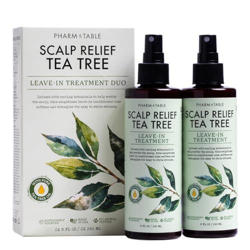 Leave In Conditioner Spray – Tea Tree Scalp Treatment (2 Pack)