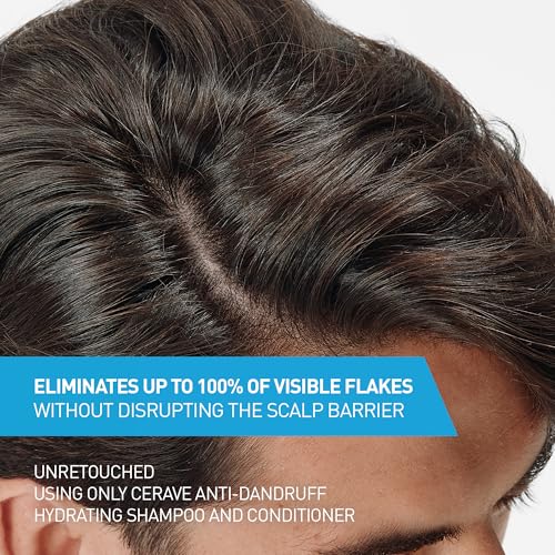 CeraVe Hydrating Anti Dandruff Shampoo, Itchy Scalp Treatment, 12oz