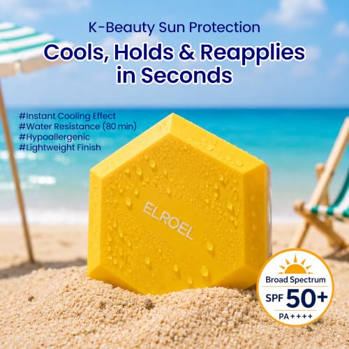 ELROEL Pang Pang Sun Cushion Plus - SPF 50 Face Sunscreen 0.53 oz